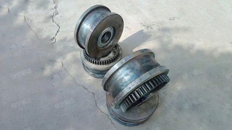 Crusher wheel forgings
