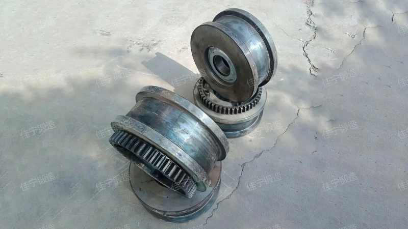 Carbon steel wheel forgings