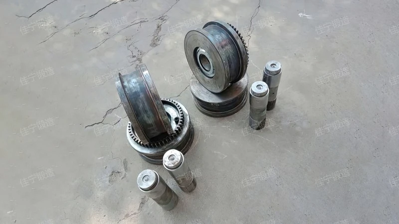 Carbon steel wheel forgings