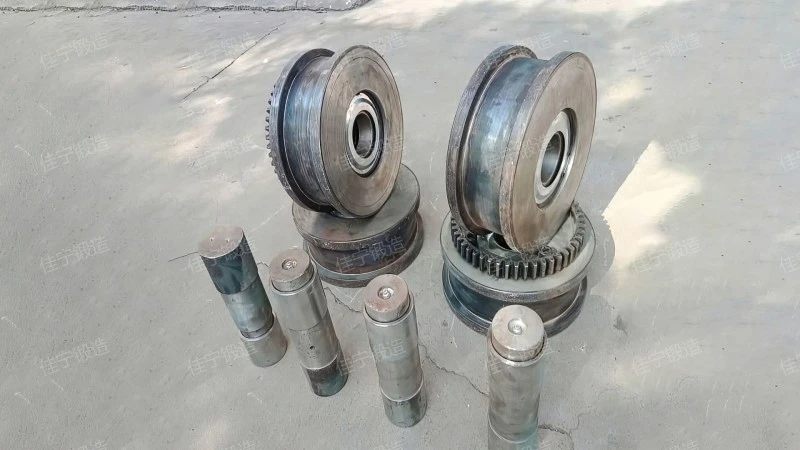 Port machinery wheel forgings