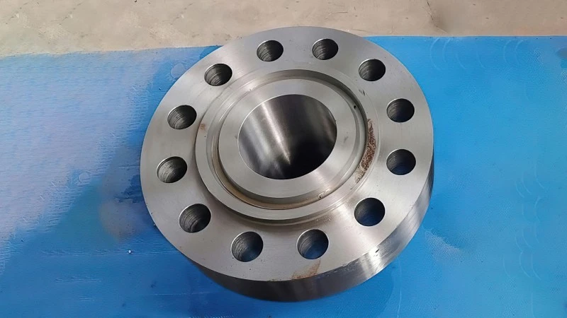 Convex concave surface welding flange plate