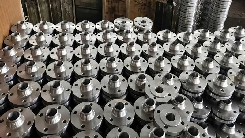 Welding concave flange plate