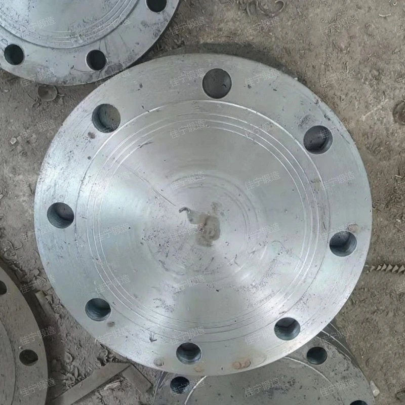 Convex blind flange