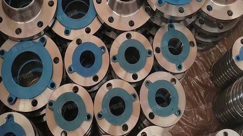 Flat plate welded steel flange