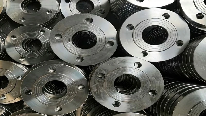 Concave flat welding flange plate