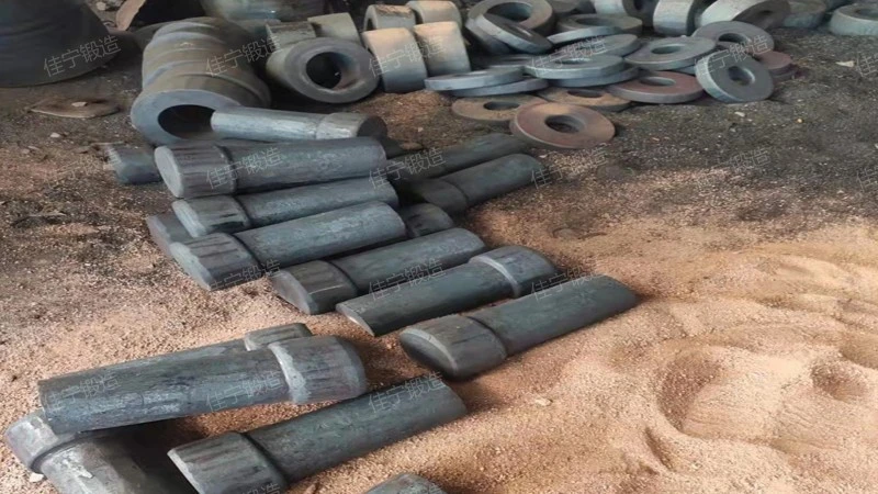 Forged parts for axle and shaft heads