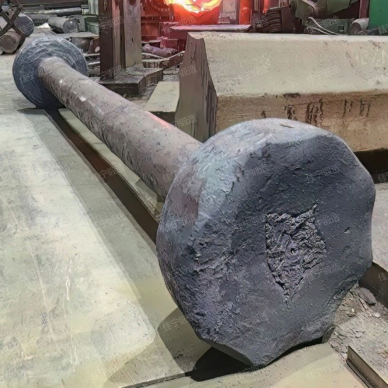 Forged parts of lathe spindle